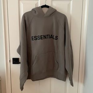 Fear of God ESSENTIALS Hoodie Cement